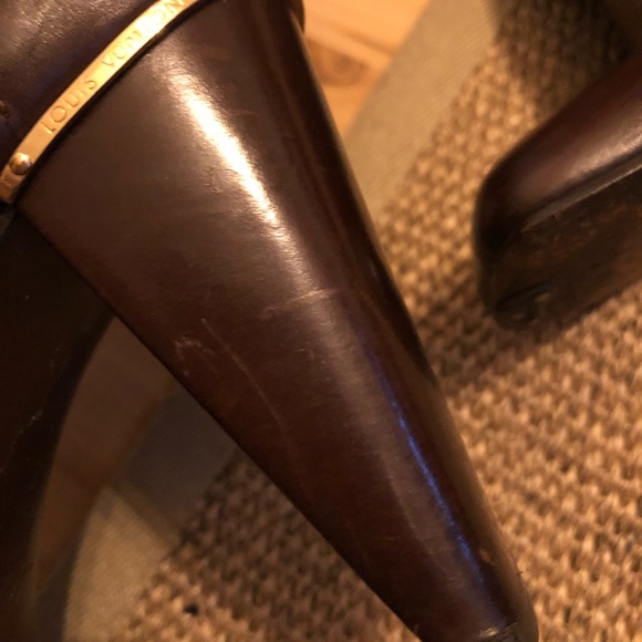 Louis Vuitton Burgundy Boots - Picture 5 of 8